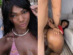 Lívia Santana dando o cu de quatro no chão